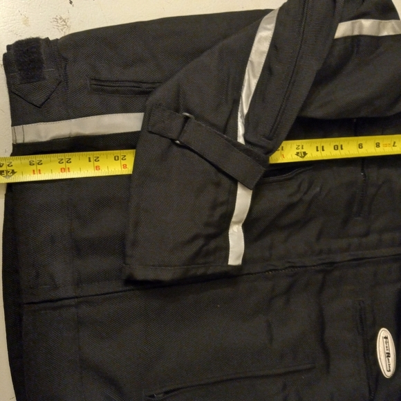1st Racing Motorcycle Jacket Black, Reflectors, Backpack, Removable Vest Sz Sm - Picture 12 of 13